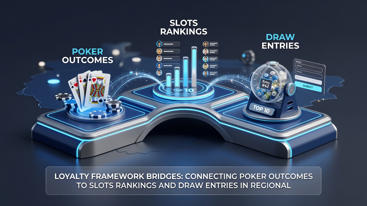 Regional casino loyalty network connecting poker finishes to slots leaderboards and draw opportunities