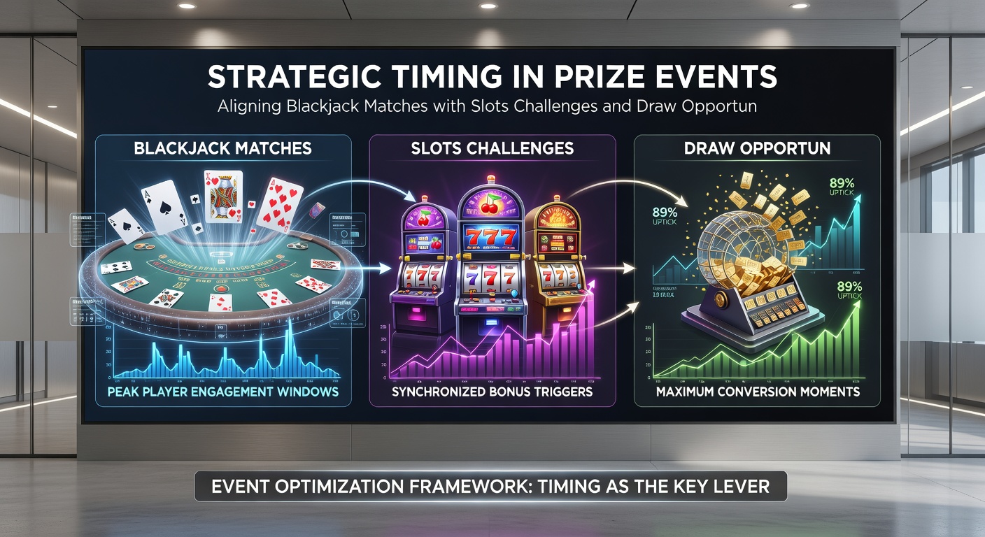 Casino players coordinating blackjack matches with slots challenges during timed prize events